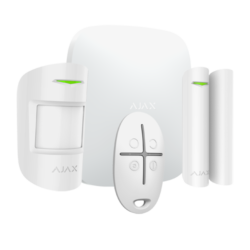AJ-HUBKIT-W -  Kit de alarma profesional Comunicación Ethernet y GPRS. Color Blanco. Certificado Grado 2