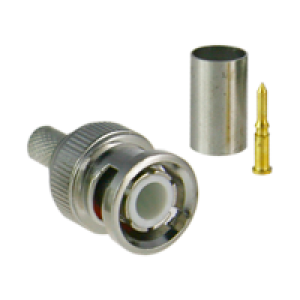 MC-CON110 - Conector BNC para crimpar Compatible con Microcoaxial