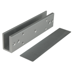 YF-280U - Perfil en U para ventosas Compatible con YF-280XX Apertura tanto exterior como interior Para puertas de cristal sin marco Grosor del cristal entre 8-15mm