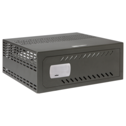 VR-190 - Caja fuerte para DVR Específico para CCTV | Para Rack de 19" Para DVR de 1U rack Cerradura mecánica