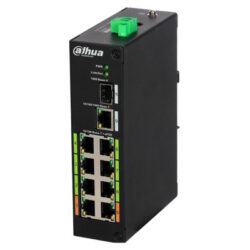 LR2110-8ET-120 - Switch Rango Temp Extendida ePoE 8 puertos 10/100 + 1 Uplink Gigabit + 1 SFP 802.3at 120W Layer 2 - Modo ePoE 800m