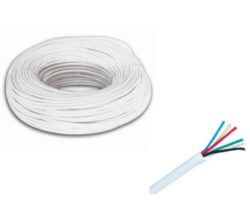 MC-CA6P2-100-H - 6 conductores de señal + 2 de alimentación Conductor Cobre electrolítico flexible Pantalla Aluminio poliéster+drenaje CuSn Rollo de 100 metros