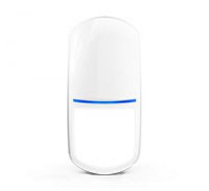 SLIM-PIR-LUNA-PET - Detector de movimiento PIR con función de iluminación, inmune a mascotas de hasta 20 kg