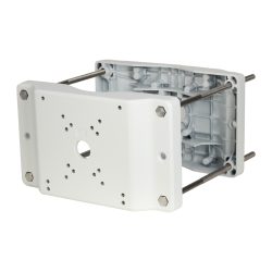 PFA153A - Adaptador a poste para Speed Domo, PTZ y cajas de vigilancia exterior Anticorrosión (Aluminio y Acero inoxidable)