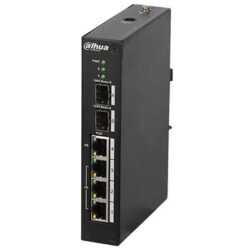 PFS4206-4P-96 - Switch Rango Temp Extendida PoE 3 puertos 10/100 + 1 puerto Gigabit + 2SFP 96W 802.3at Manejable Layer 2