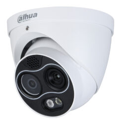 TPC-DF1241-D3F4 - Domo Térmico IP DUAL 256*192 3.5mm + 4M 4mm IP67 12V PoE
