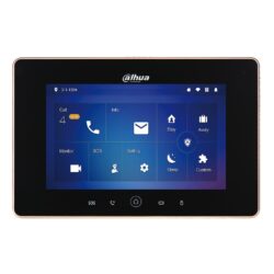 VTH5221D-S2 - Monitor Interior 7" de Superficie para Videoportero IP WIFI PoE SD 6E 1S Alarma Negro