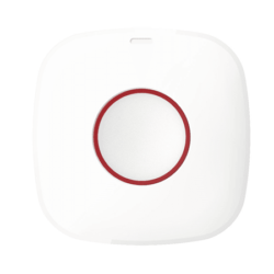 DS-PDEB1-EG2-WE(Single button) - Pulsador de emergencia vía radio de un botón de la serie AXPRO