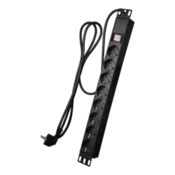 PDU-8P1U-SWITCH-Toma de corriente múltiple