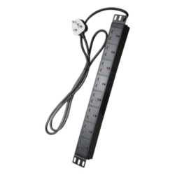 PDU-8P1U-UK-Toma de corriente múltiple con enchufe