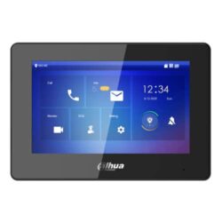 VTH5421HB - Monitor Interior 7" de Superficie para Videoportero IP Pantalla Táctil PoE SD 6E 1S Alarma Negro