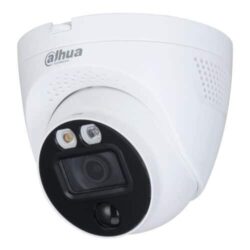 HAC-ME1500EQ-LS-0280B- Turret HDCVI 5M dWDR LED30m 2.8mm IP67 PIR Disuasión activa Quick-to-install