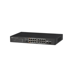 PFS3117-16ET-135 - Switch PoE 16 puertos 10/100 + 1 Combo Gigabit RJ45/SFP Uplink 135W Layer2