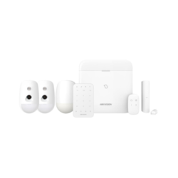 KIT-AXPro-7 - Kit AXPRO de HIKVISION (Panel vía Radio 64 zonas + Teclado LED + 1 Pulsador + 1 PIR + 2 PIRCAM + 1 Magnético)