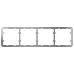 AJ-FRAME-4 - Marco para cuatro interruptores Compatible con 2 x AJ-SIDEBUTTON Compatible con 2 x AJ-CENTERBUTTON