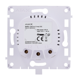 AJ-LIGHTCORE-2W - Relé para interruptor de luz conmutable Inalámbrico 868 MHz Jeweller