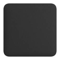 AJ-SOLOBUTTON-1G2W-B - Panel táctil para un interruptor de luz Compatible AJ-LIGHTCORE-1G Compatible AJ-LIGHTCORE-2W