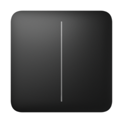 AJ-SOLOBUTTON-2G-B - Panel táctil para interruptor de luz doble Compatibilidad con AJ-LIGHTCORE-2G