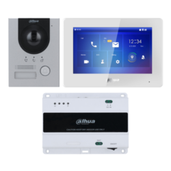 KTD01L(F) - Kit Videoportero 2-hilos IP exterior para Insertar + monitor interior