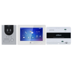 KTD01L(S) - Kit Videoportero 2-hilos IP exterior para Superfície + monitor interior