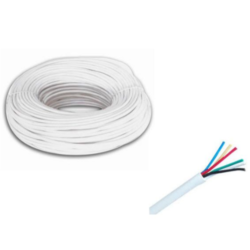 MC-CA4P2-100 - Bobina 100 m de Cable de Alarma de 6 hilos ( 4 x 0, 22 + 2 x 0,75 )