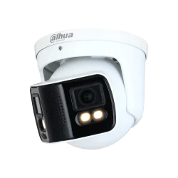 IPC-PDW5849-A180-E2-ASTE - Turret  IP H265 2x4M DUAL-LENS SPLICING FULL COLOR WDR140dB Starlight IR40m 3.6mm IP67 ePoE SD AUDIO MIC E/S AI