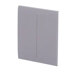 AJ-CENTERBUTTON-2G-GRE - Panel táctil para interruptor de luz doble