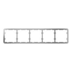 AJ-FRAME-5 - Marco para cinco interruptores Compatible con 2 x Aj-SIDEBUTTON Compatible con 3 x AJ-CENTERBUTTON