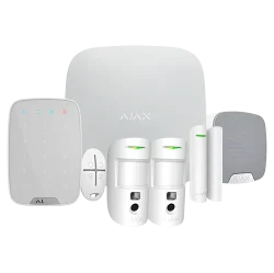 AJ-HUB2KIT-DP-PHOD-W - Kit de alarma profesional Certificado Grado 2 Comunicación Ethernet / dual SIM