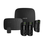 AJ-HUB2KIT-MP-PHOD-KPD-B - Kit de alarma profesional Certificado Grado 2 Comunicación Ethernet y dual SIM GPRS