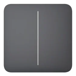 AJ-SOLOBUTTON-2G-GRA - Panel táctil para interruptor de luz doble