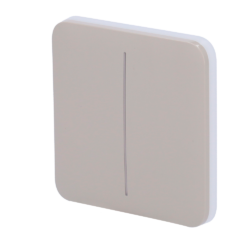 AJ-SOLOBUTTON-2G-OLI - Panel táctil para un interruptor de luz doble