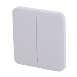 AJ-SOLOBUTTON-2G-FOG - Panel táctil para un interruptor de luz doble