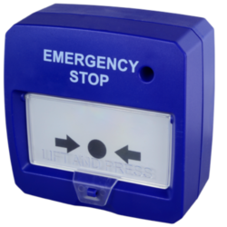 DMT-D9000-MCP-B - Pulsador rearmable. Especial para panel de extinción. Parada de Emergencia