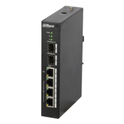 PFS3206-4P-120 - Switch Rango Temp Extendida PoE 3 puertos 10/100 + 1 puerto Gigabit + 2SFP 120W 802.3at Layer2