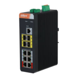 IS4410-6GT-120 - Switch PoE 2.0 Industrial 6 puertos Gigabit +4SFP Uplink Gigabit 120W Manejable Layer2