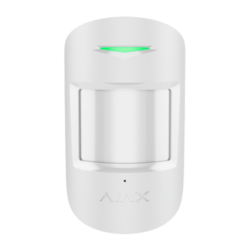 AJ-COMBIPROTECT-S-W - Detector PIR y rotura de cristal. Ajax Superior. Certificado Grado 2