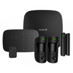AJ-HUB2KIT4G-DP-PRO-KPD-B - Kit de alarma profesional Certificado Grado 2 Comunicación Ethernet y dual SIM 4G/3G