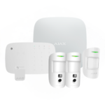 AJ-HUB2KIT4G-MP-PRO-KPD-W - Kit de alarma profesional Certificado Grado 2 Comunicación Ethernet y dual SIM 4G/3G