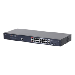 PFS4218-16GT-130 - Switch PoE 2.0 16 puertos Gigabit + 2 Combo Gigabit RJ45/SFP Uplink 130W Manejable Layer2