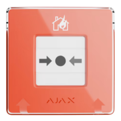 AJ-MANUALCALLPOINT-RED - Botón manual de alarma de incendio verde Inalámbrico 868 MHz Jeweller
