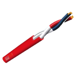 MC-FRC25-100-C - Bobina de cable trenzado apantallado Resistente al fuego RF 120 minutos Rollo de 100 metros