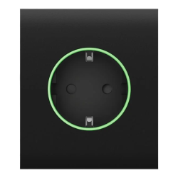 AJ-CENTERCOVER-SMART-B - Tapa central para enchufe inteligente tipo F Compatible con AJ-OUTLETCORE-SMART
