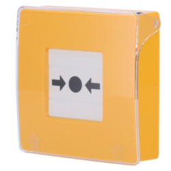 AJ-MANUALCALLPOINT-YELLOW - Botón manual de alarma de incendio amarillo Inalámbrico 868 MHz Jeweller