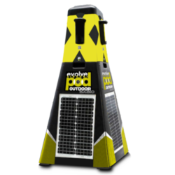 EX-POD24-OB - Sistema de alarma de despliegue rápido y autónomo 360º Outdoor Basic