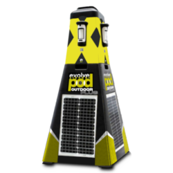 EX-POD24-OP - Sistema de alarma de despliegue rápido y autónomo 360º Outdoor Plus