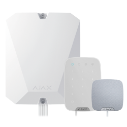 FIBRA-KIT1-PRO-4G-W - Kit de alarma profesional Certificado Grado 3 Comunicación Ethernet y dual SIM 4G