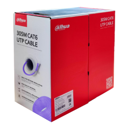 PFM923I-6UN-CC(purple) - Bobina 305mts Cable UTP CAT6 0.53mm Cobre sin Oxigeno CE CPR Cca.