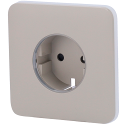 AJ-SOLOCOVER-SMART-OLI - Tapa frontal para enchufe inteligente tipo F Compatible con AJ-OUTLETCORE-SMART