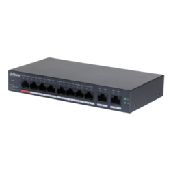 CS4010-8ET-110 - Switch PoE 8 puertos 10/100 + 2RJ45 Uplink Gigabit 110W Manejable en Cloud Layer2